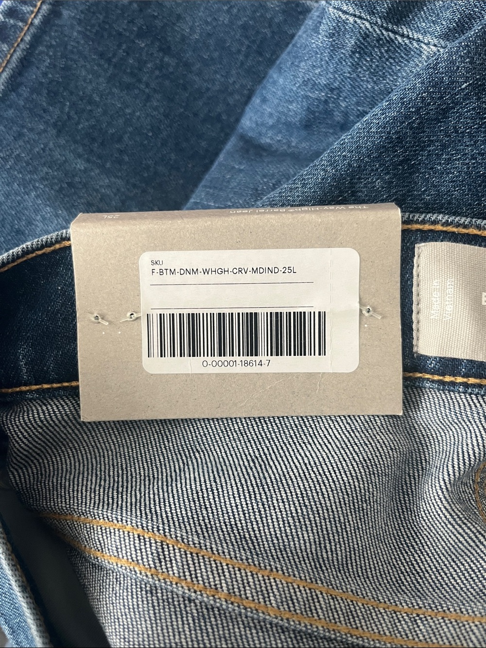 NWT Everlane Way High Barrel Jean Ocean 25x29 - Picture 2 of 9
